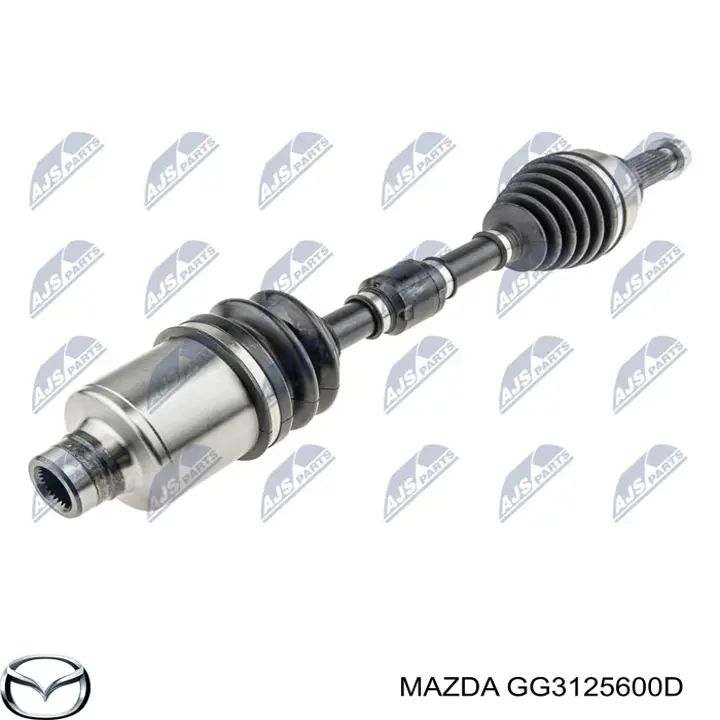 GG3125600D Mazda полуось (привод передняя левая)