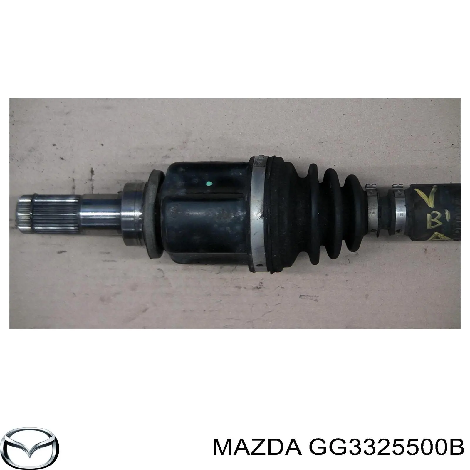 GG3325500D Mazda Полуось передняя, правая