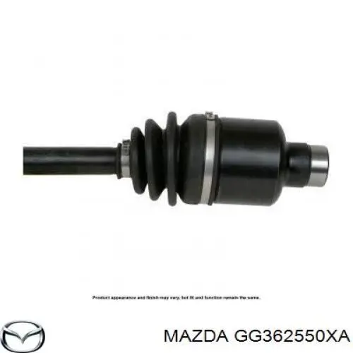 Полуось (привод) передняя правая GG362550XA Mazda