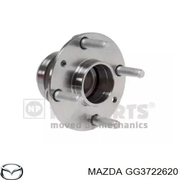 Полуось (привод) передняя правая GG3722620 Mazda