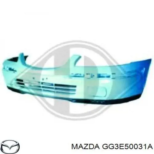 Передний бампер GE4V50031D Mazda