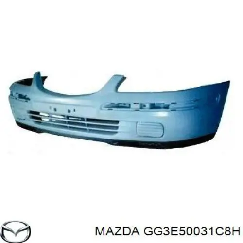 GG3E50031C8H Mazda передний бампер
