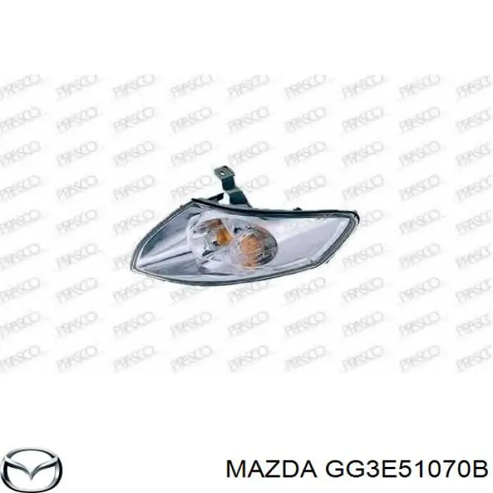 Указатель поворота левый GG3E5107X Mazda