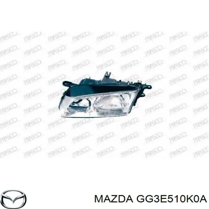 Купить GG3E51030 Mazda Фара основная правая