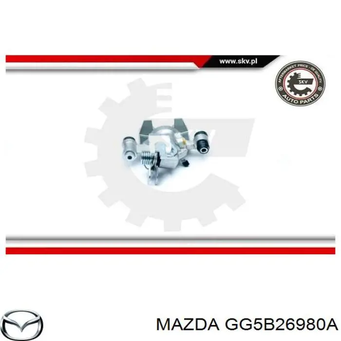 Задний правый суппорт Mazda GG5B26980A