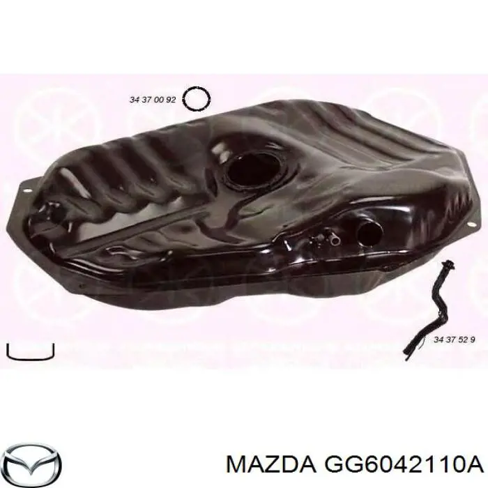 Бак топливный на Mazda 626 II 