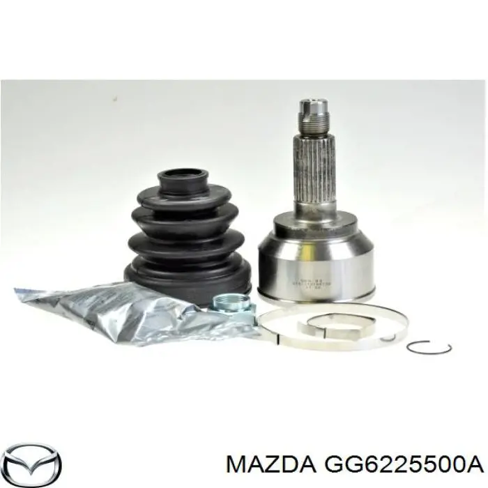 GG6225500A Mazda полуось (привод передняя правая)