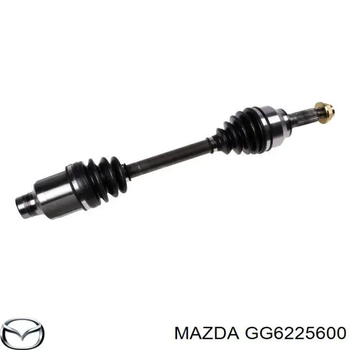 Привод передний левый Mazda GG6225600 цена, от 98.40 USD