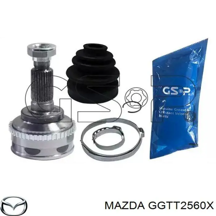 Полуось (привод) передняя левая GGTT2560X Mazda