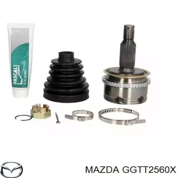 Левая полуось Mazda GG062560XE