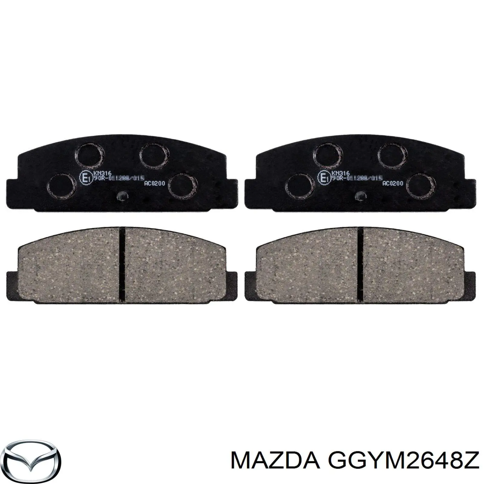 Колодки дисковые  Mazda GGYM2648Z цена, от 15.97 USD