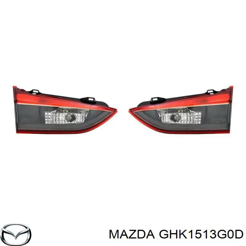 Фонарь задний левый внутренний Mazda GHK1513G0D