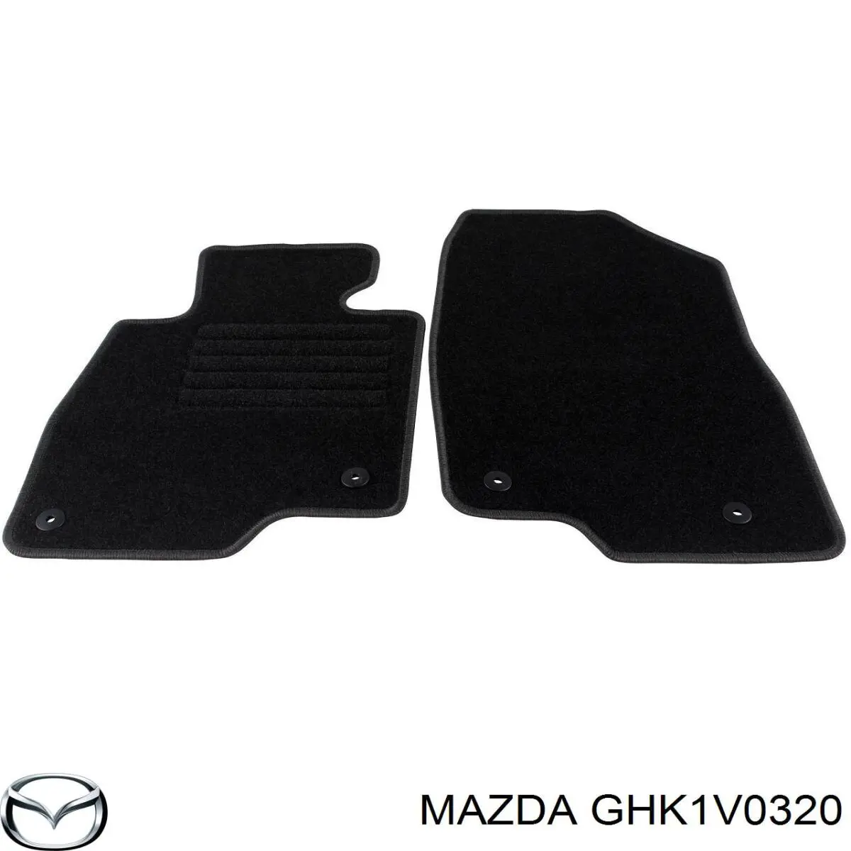 Комплект ковриков Mazda GHK1V0320 цена, от 51.92 USD