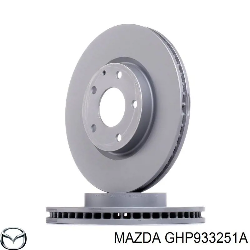 GHP933251A Mazda диск тормозной передний