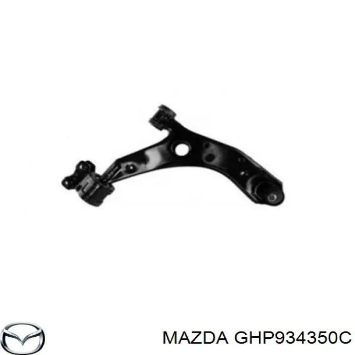 Левый рычаг передней нижней подвески Mazda GHP934350C цена, от 59.26 USD