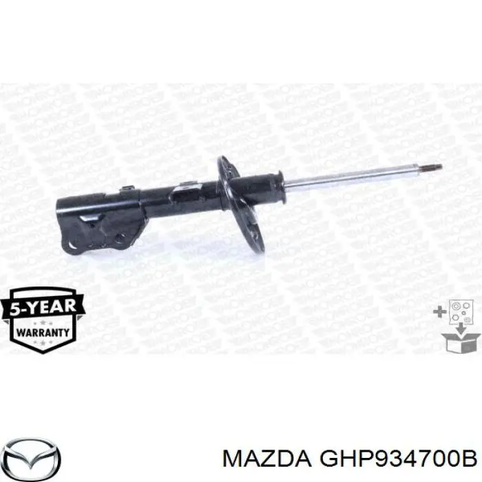 Amortiguador delantero derecho GHP934700B Mazda