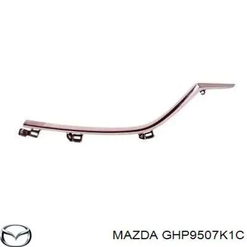 GHP9507K1C Mazda moldura de grelha do radiador esquerdo
