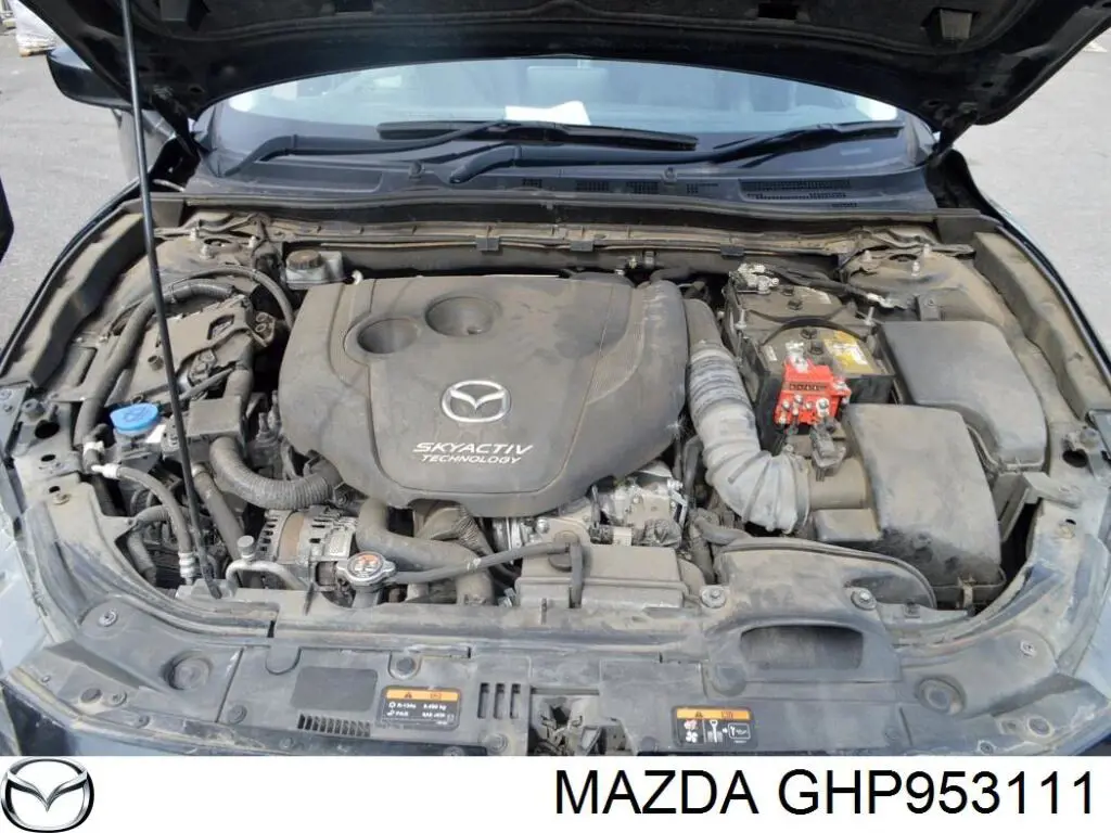 GHP953111 Mazda рамка крепления радиатора