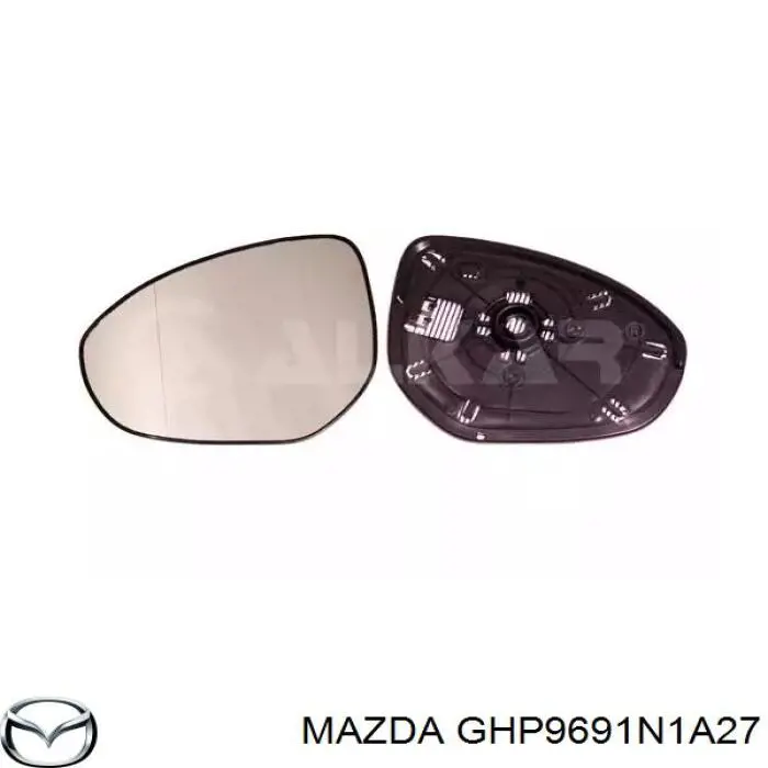 Купить GHP9691N1A27 Mazda Накладка/крышка зеркала заднего вида, правая