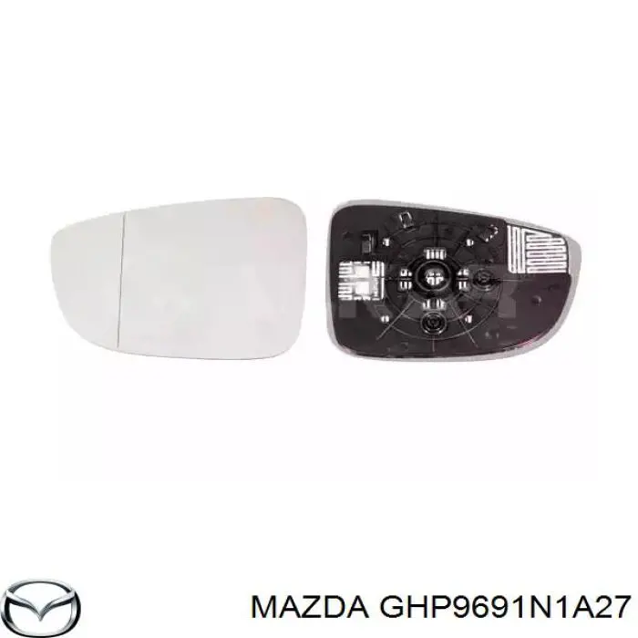Накладка (крышка) зеркала заднего вида правая GHP9691N1A27 Mazda