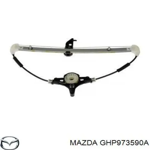 GHP973590A Mazda Механизм стеклоподъемника двери задней, левой