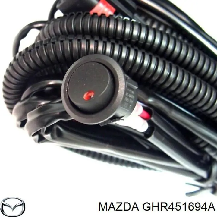 Купить GHR451694A Mazda Кронштейн крепления противотуманной фары левой