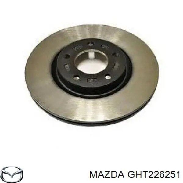 Купить GHT226251 Mazda Диск тормозной задний
