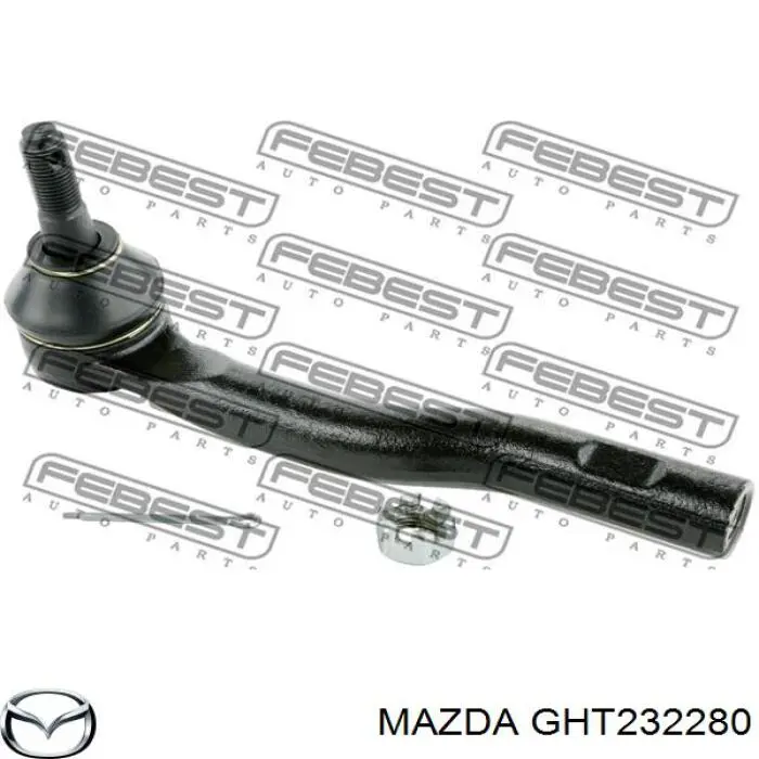 Наконечник рулевой тяги внешний MAZDA GHT232280