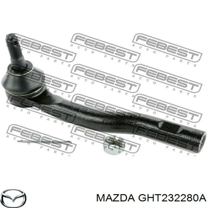 Рулевой наконечник Mazda GHT232280A цена, от 18.30 USD