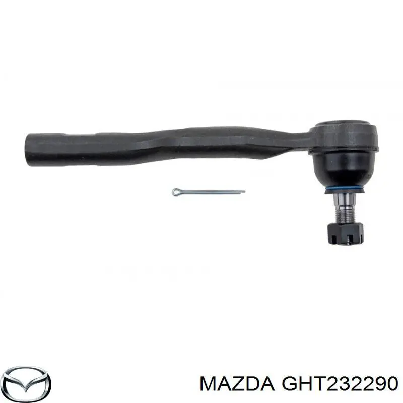 Ponta externa da barra de direção GHT232290 Mazda