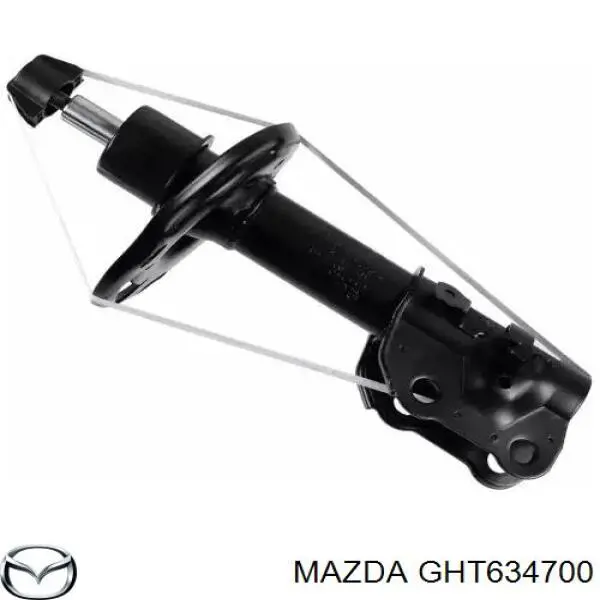 Купить GHT634700 Mazda Амортизатор подвески передний правый