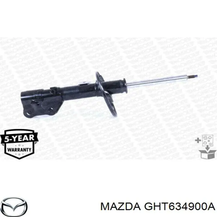Амортизатор передней подвески левой Mazda GHT634900A цена, от 56.19 USD