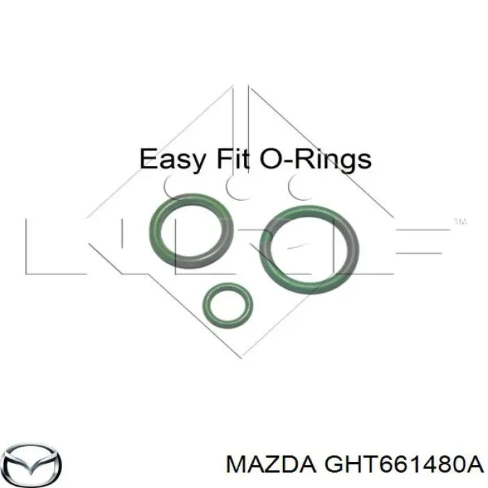 Конденсатор кондиционера Mazda GHT661480A цена, от 76.77 USD