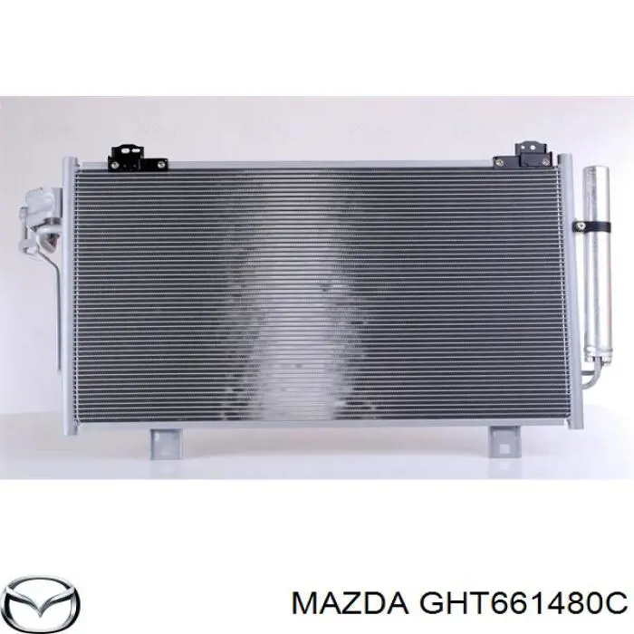 GHT661480C Mazda radiador de aparelho de ar condicionado