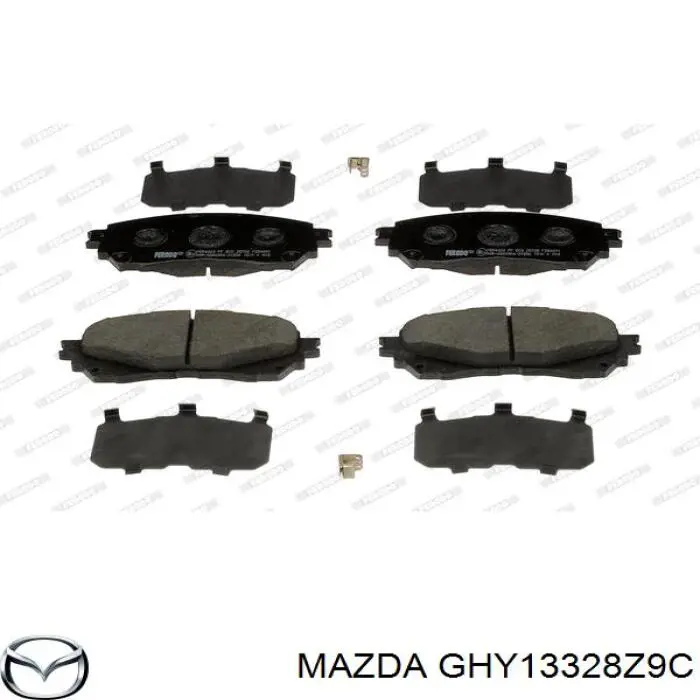 Купить GHY13328Z9C Mazda Колодки тормозные