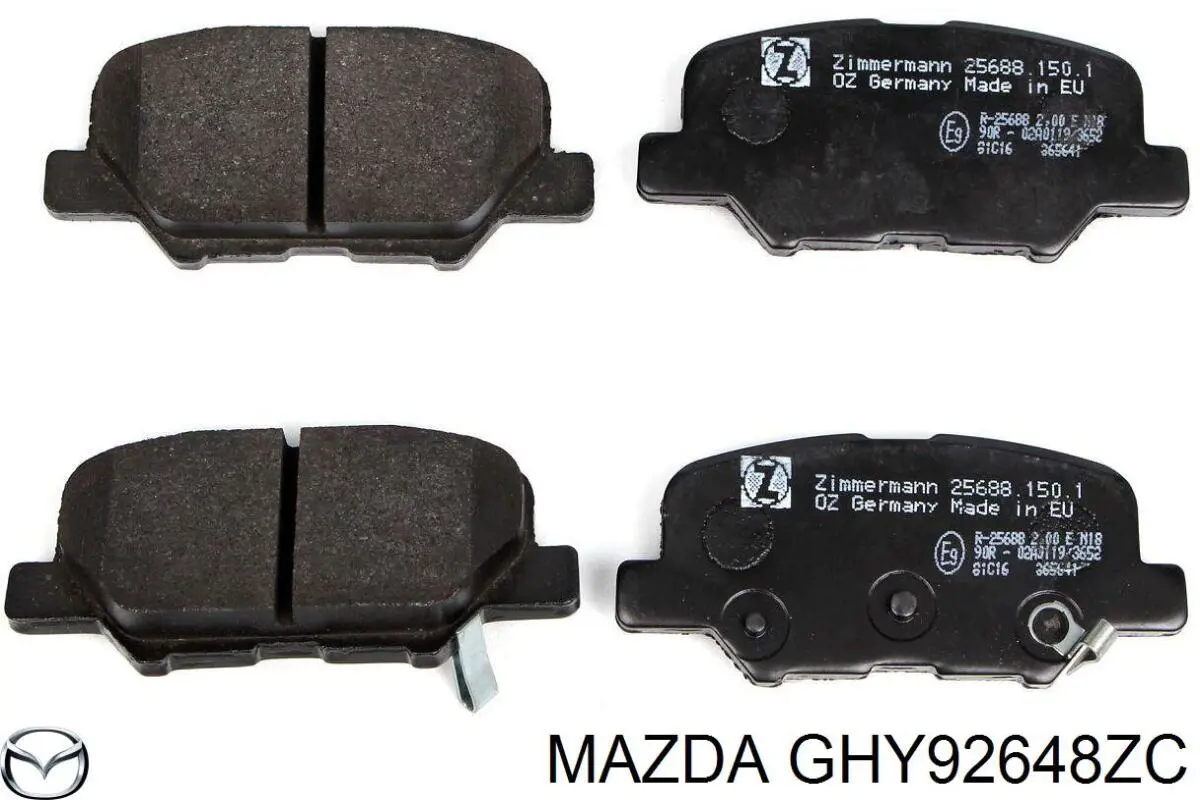 Колодки дисковые  Mazda GHY92648ZC цена, от 33.64 USD