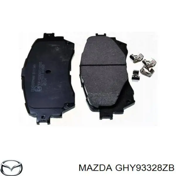 Передние тормозные колодки GHY93328ZB Mazda