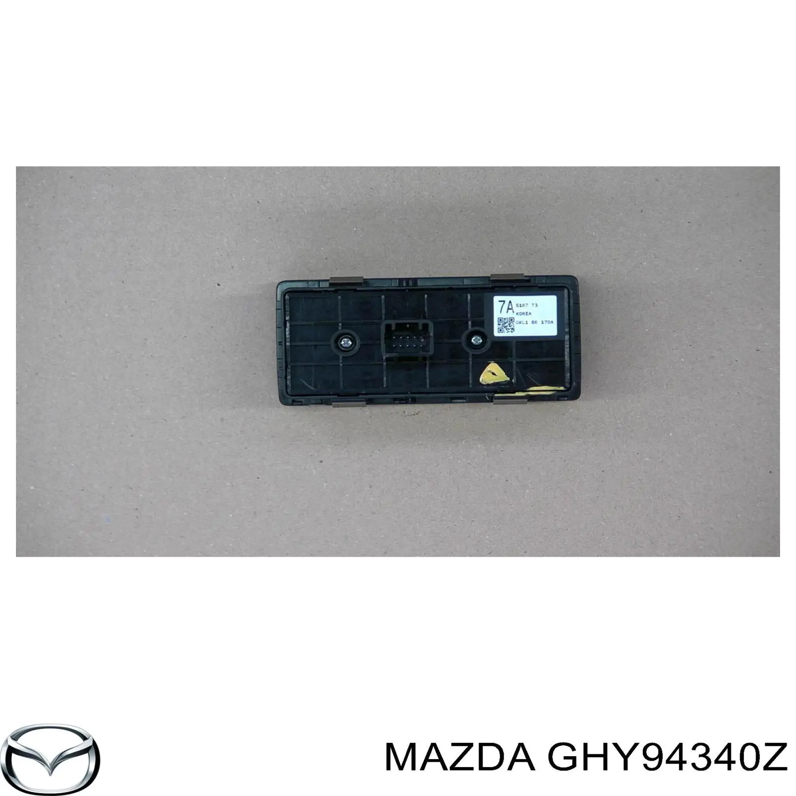 GHY94340Z Mazda Цилиндр тормозной, главный