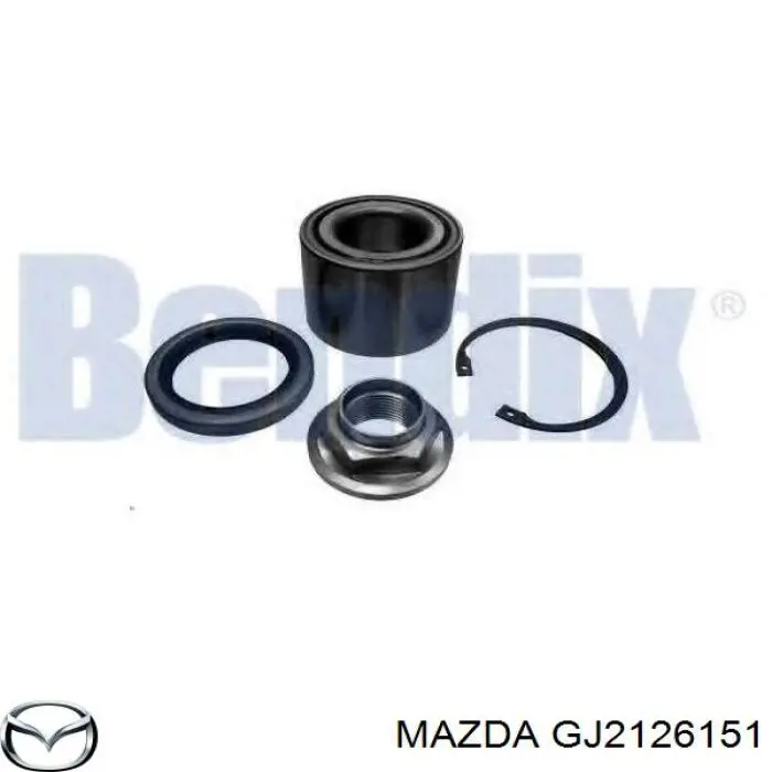 GJ2126151 Mazda Подшипник ступицы задней