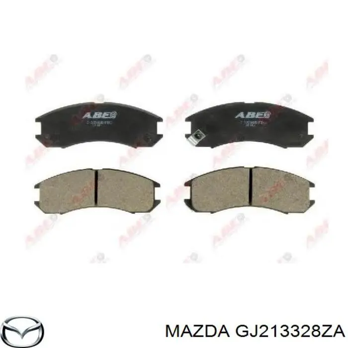 Передние тормозные колодки GJ213328ZA Mazda