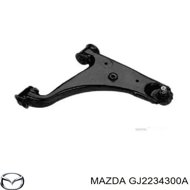 Правый рычаг передней нижней подвески Mazda GJ2234300A цена, от 59.89 USD