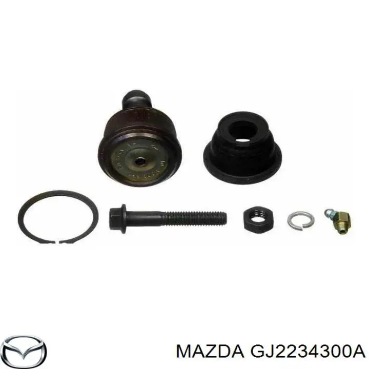 Купить GJ2234300A Mazda Нижний правый рычаг передней подвески