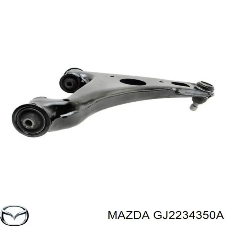 Рычаг передней подвески нижний левый GJ2234350A Mazda