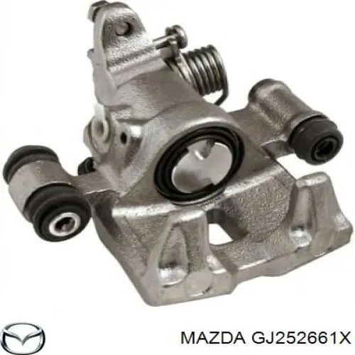 Купить GJ252661X Mazda Суппорт задний правый