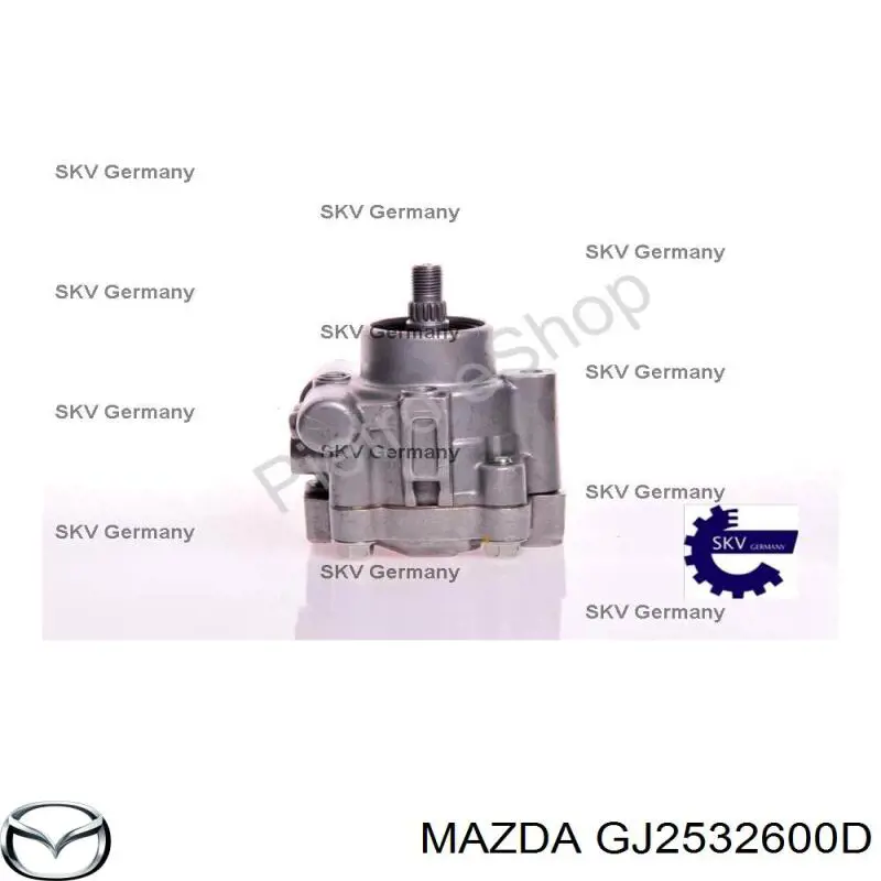 Насос ГУР GJ2232620B Mazda