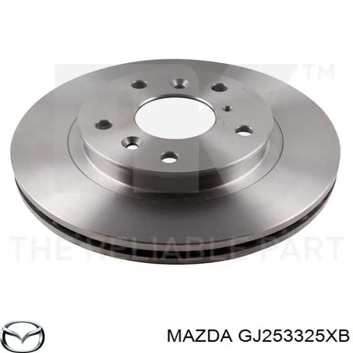 Передний тормозной диск Mazda GJ253325XB
