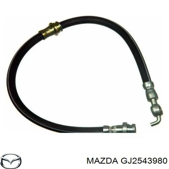 Задний тормозной шланг GJ2543980 Mazda