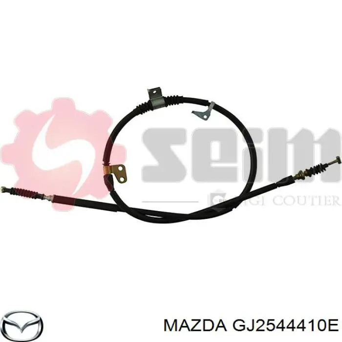 Задний правый трос ручника GJ2544410E Mazda