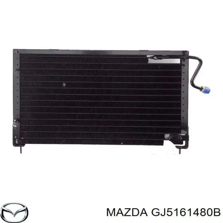 Радиатор кондиционера Мазда 626 3 (Mazda 626)