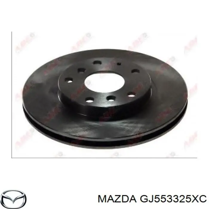 GJ553325XC Mazda диск тормозной передний